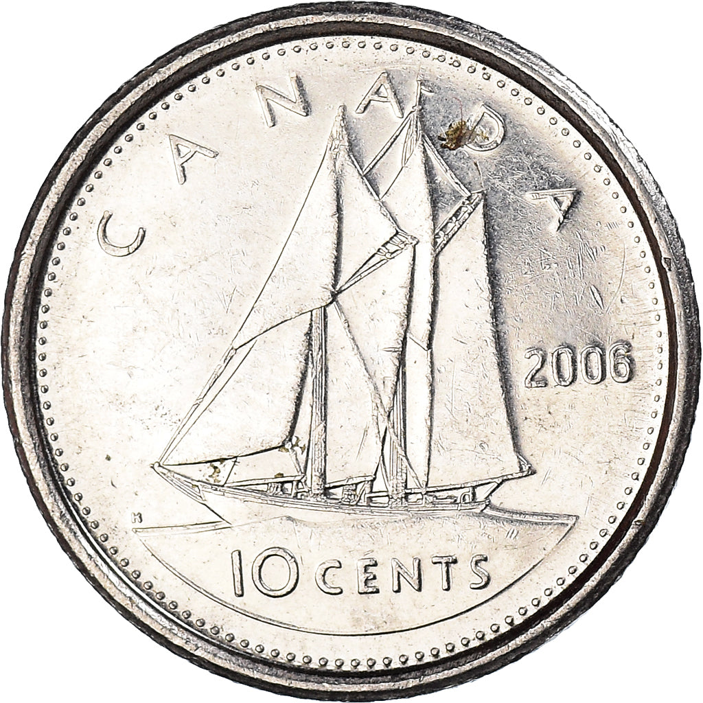 Coin, Canada, 10 Cents, 2006