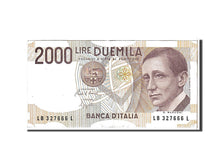 Italy, 2000 Lire, 1990, KM #115, AU(50-53), LB327666L