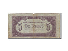Billet, Hongrie, 5 Pengö, 1944, TB