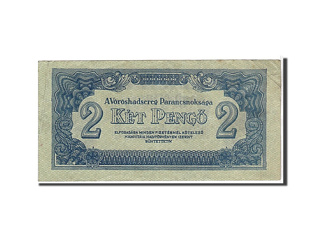 Hungary, 2 Pengö, 1944, KM #M3, EF(40-45)