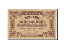 Hungary, 10,000 (Tizezer) Adópengö, 1946, KM #143a, AU(55-58)