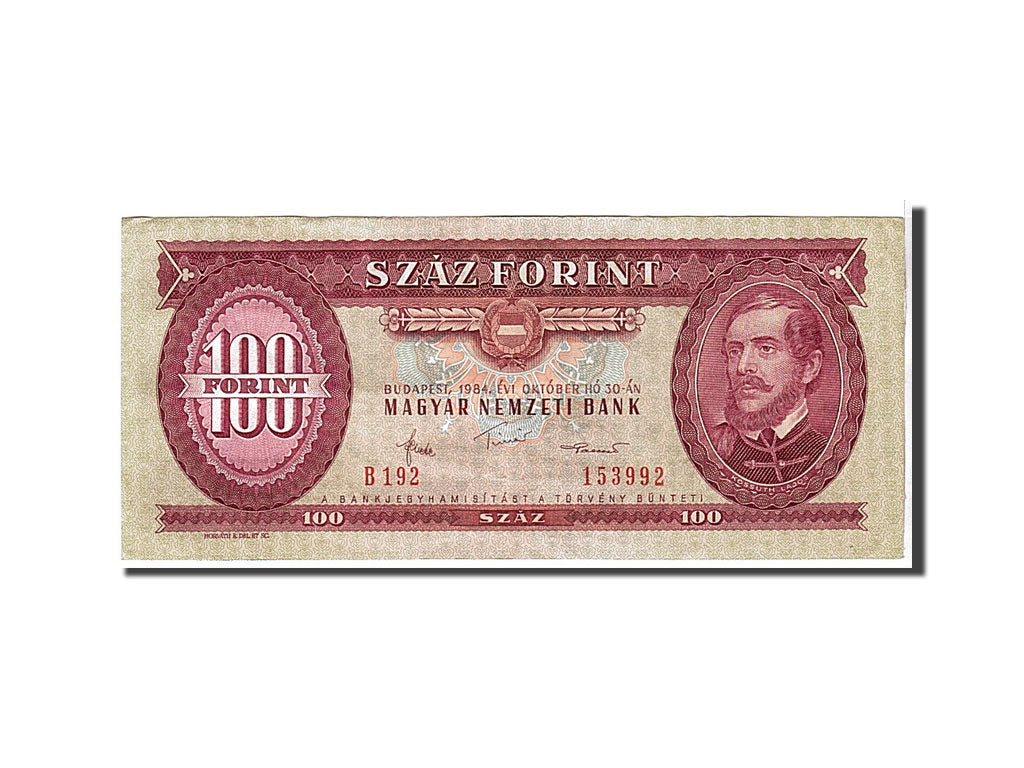Hungary, 100 Forint, 1984, KM #171g, EF(40-45), B192153992