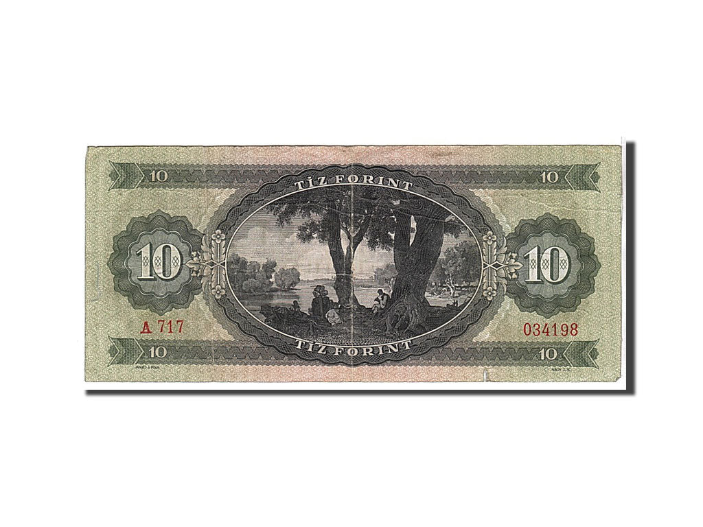 Billete, 10 Forint, 1969, Hungría, BC+