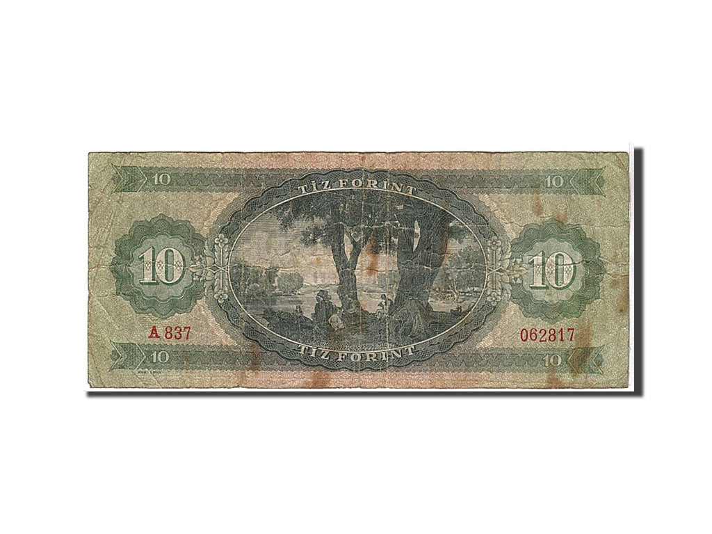 Hungary, 10 Forint, 1969, KM #168d, VF(20-25), A837062817