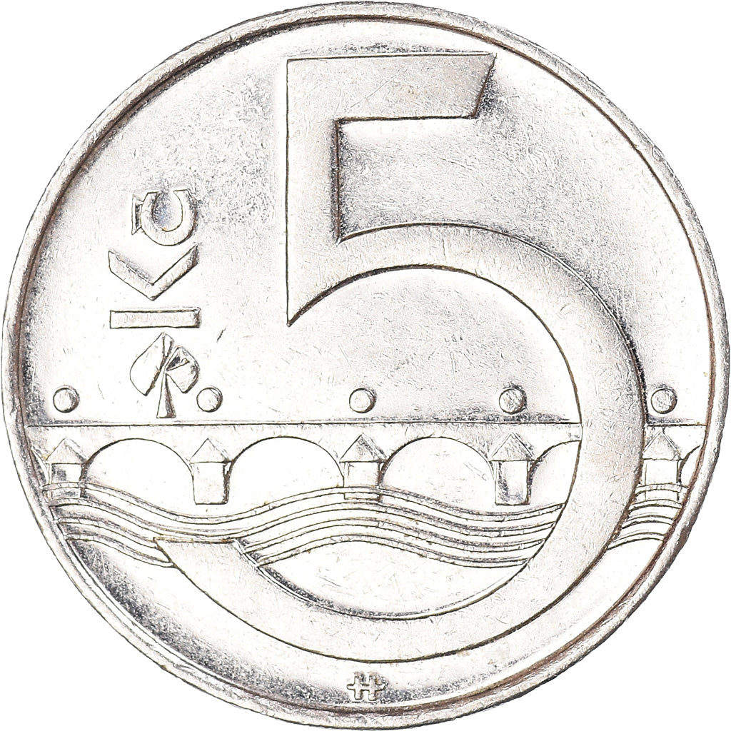 Munten, Tsjechische Republiek, 5 Korun, 2008