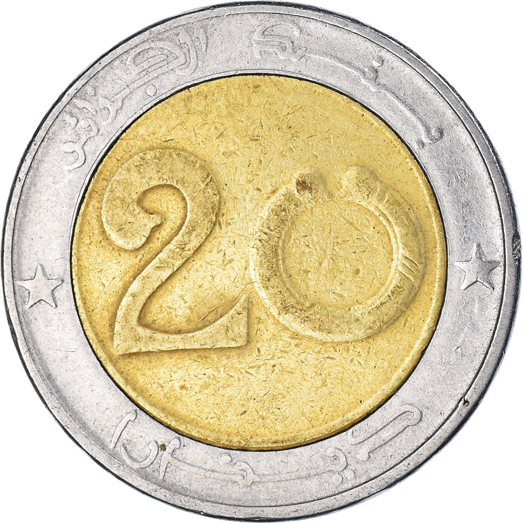Münze, Algeria, 20 Dinars, 1993