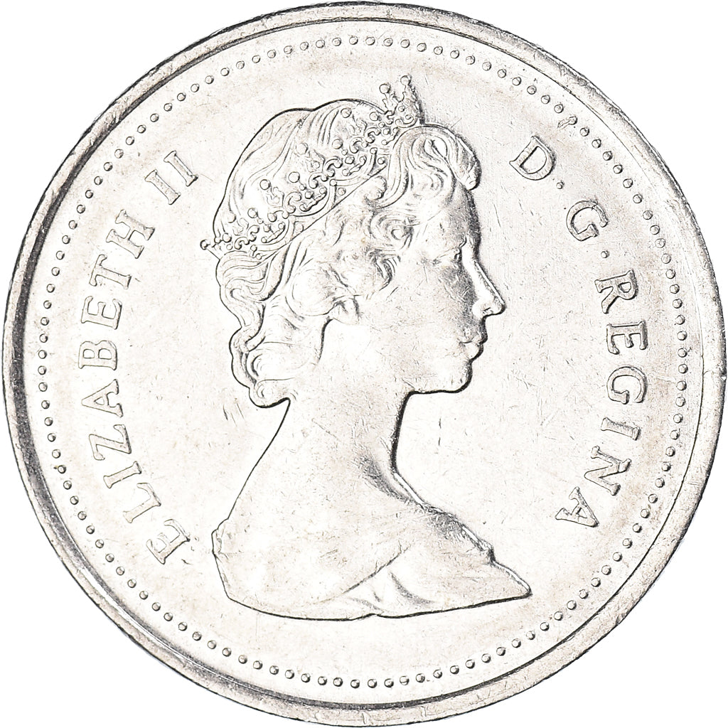 Moneta, Canada, 25 Cents, 1987
