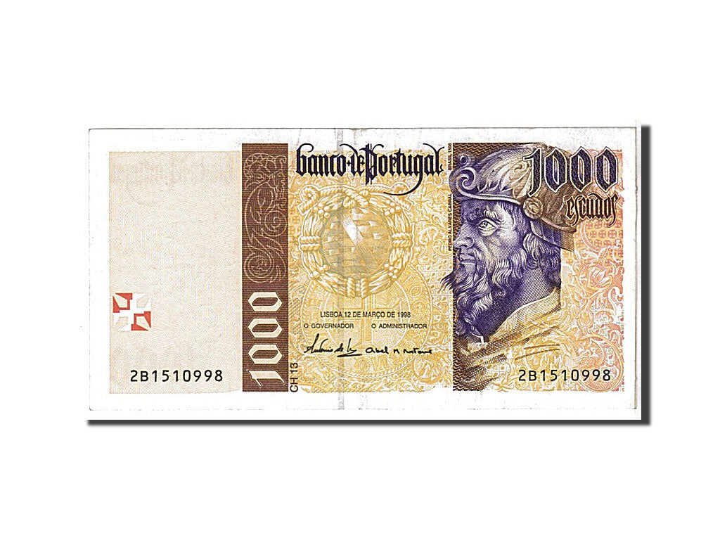 Portugal, 1000 Escudos, 1998, KM #188c, EF(40-45), 2B1510998