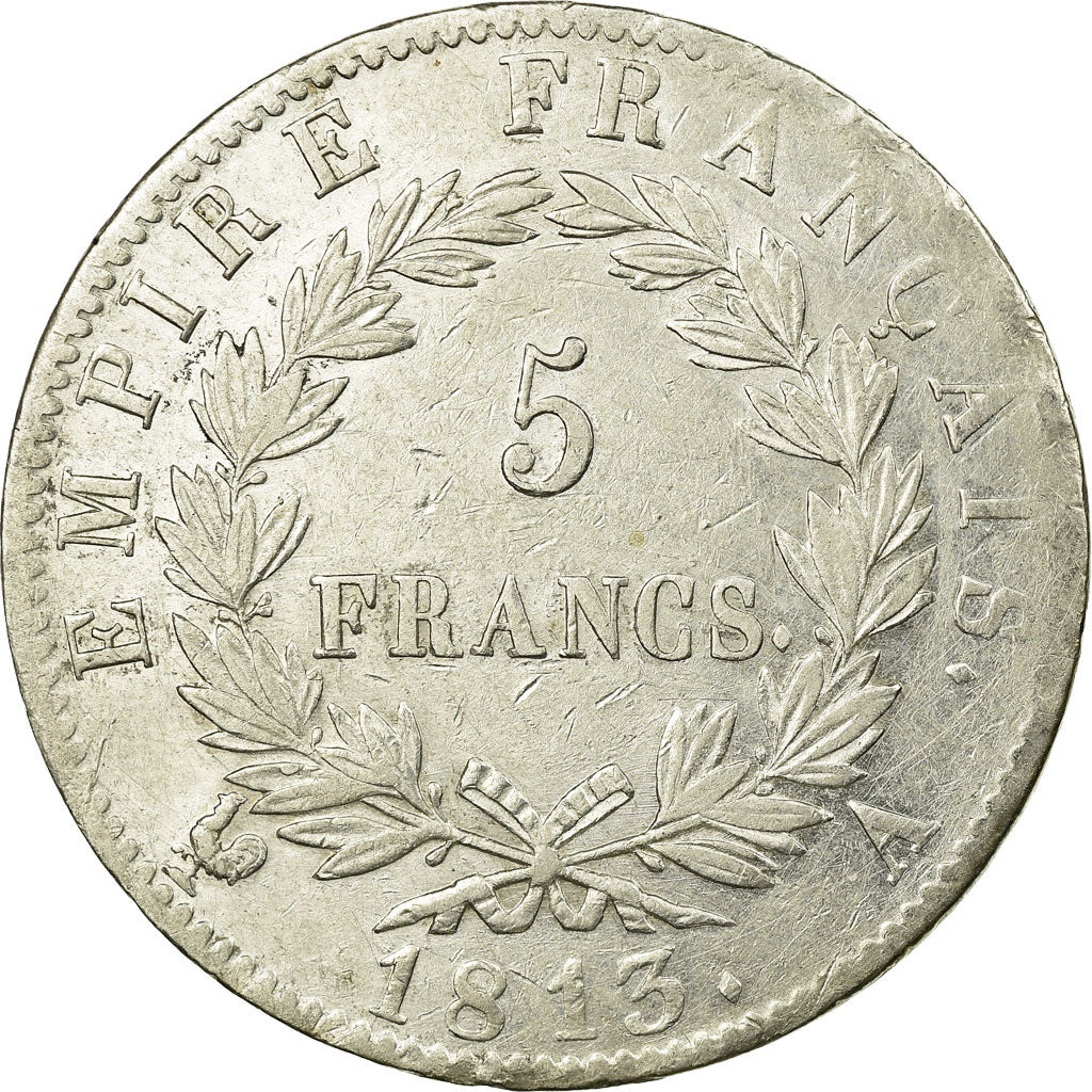 Munten, Frankrijk, Napoléon I, 5 Francs, 1813, Paris, ZF, Zilver, Gadoury:584