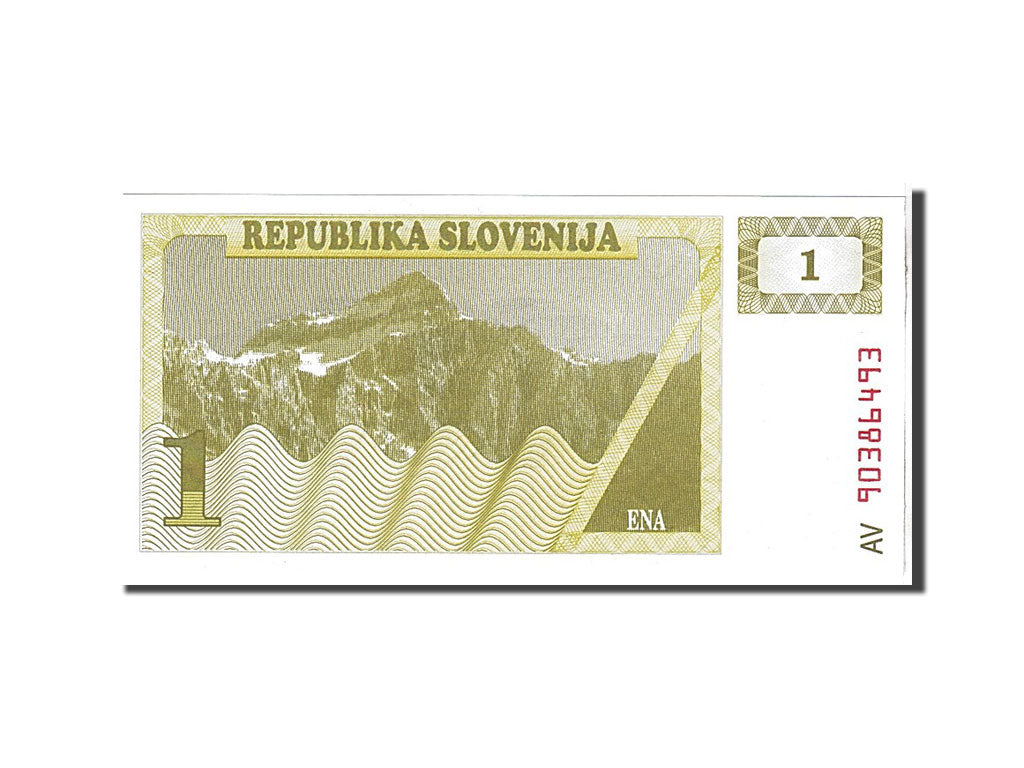 Billete, 1 (Tolar), 1990, Eslovenia, UNC