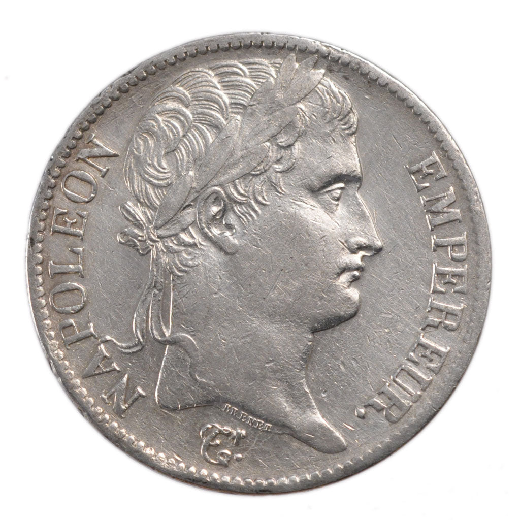 FRANCE, Napoléon I, 5 Francs, 1813, Paris, KM #694.1, AU(50-53), Silver, Gadoury