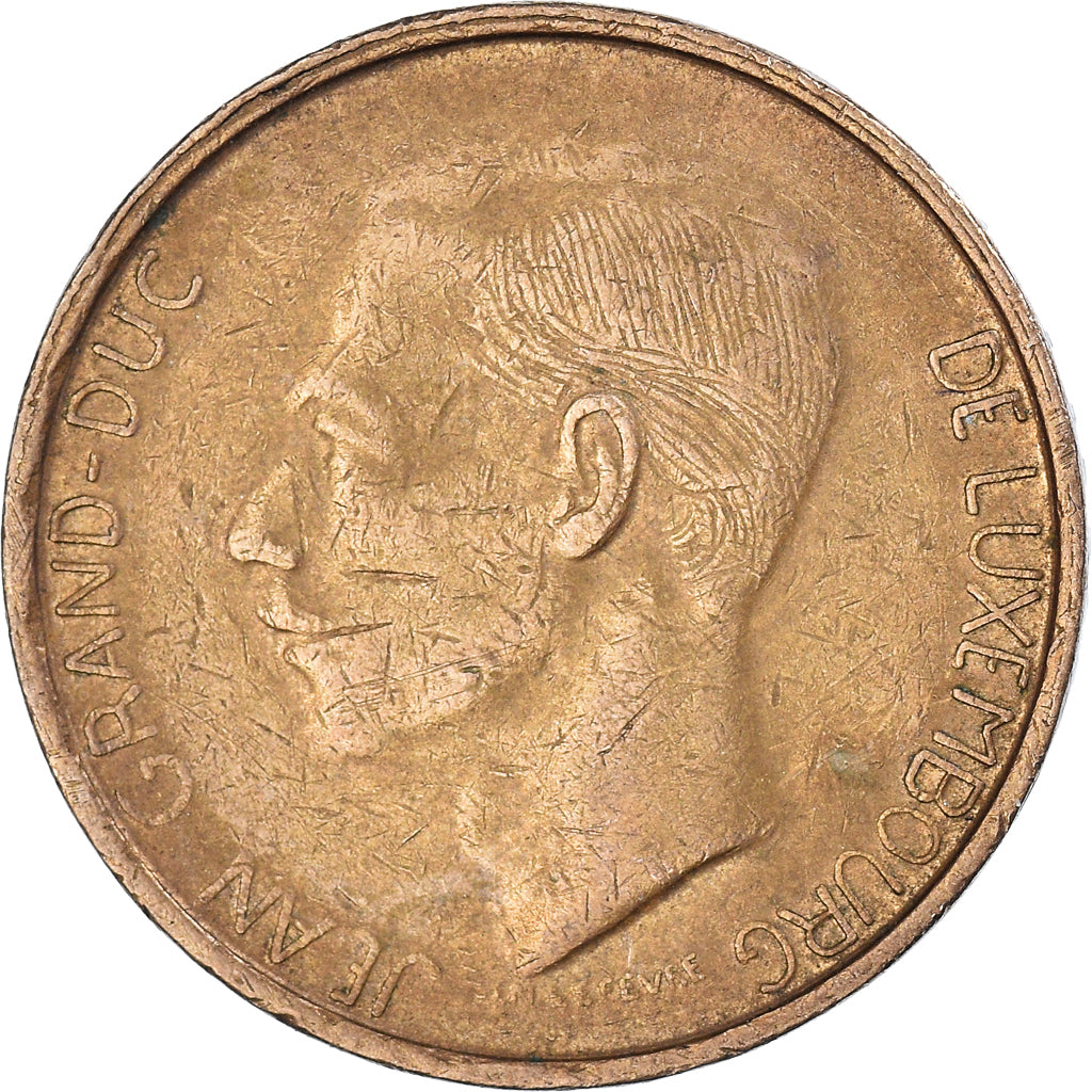 Moneda, Luxemburgo, 20 Francs, 1990