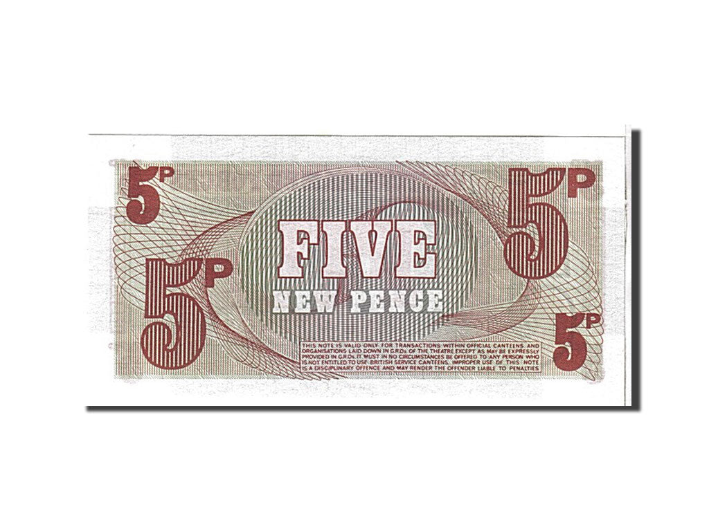 Great Britain, 5 New Pence, 1972, KM #M44a, UNC(65-70)