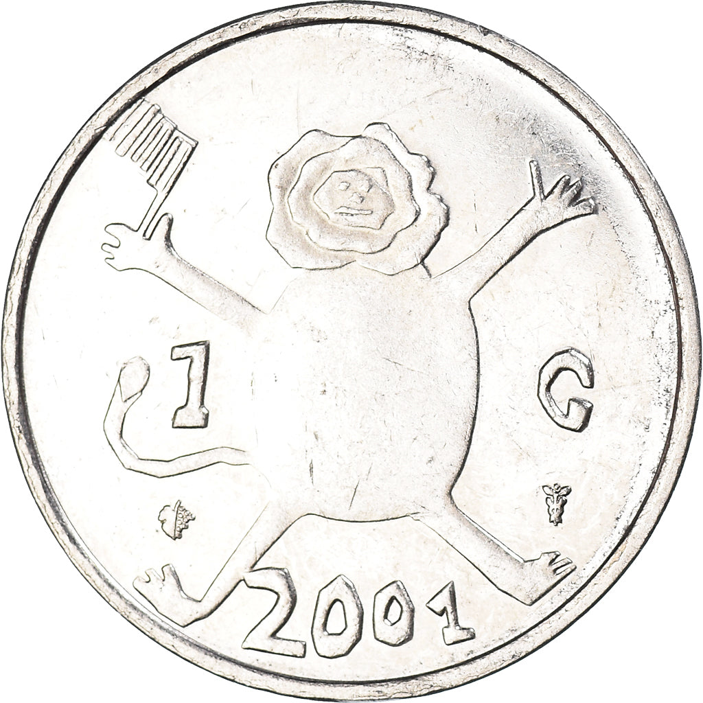 Moneda, Países Bajos, Gulden, 2001
