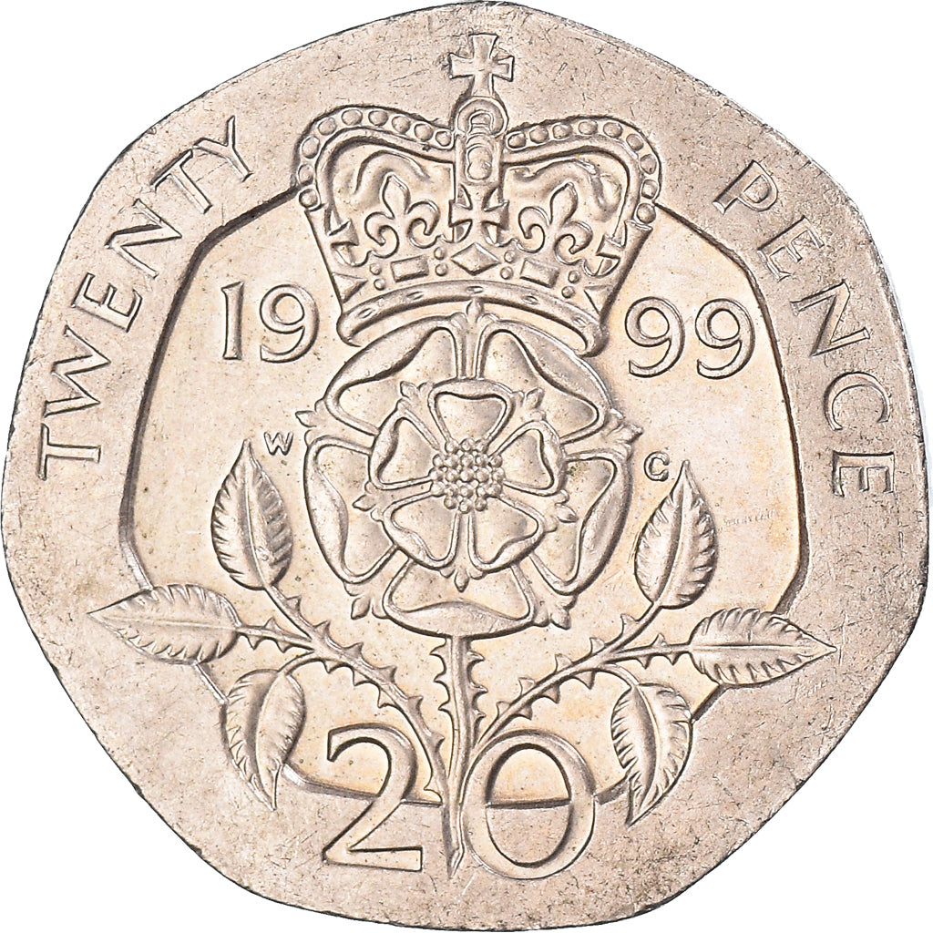 Munten, Groot Bretagne, 20 Pence, 1999