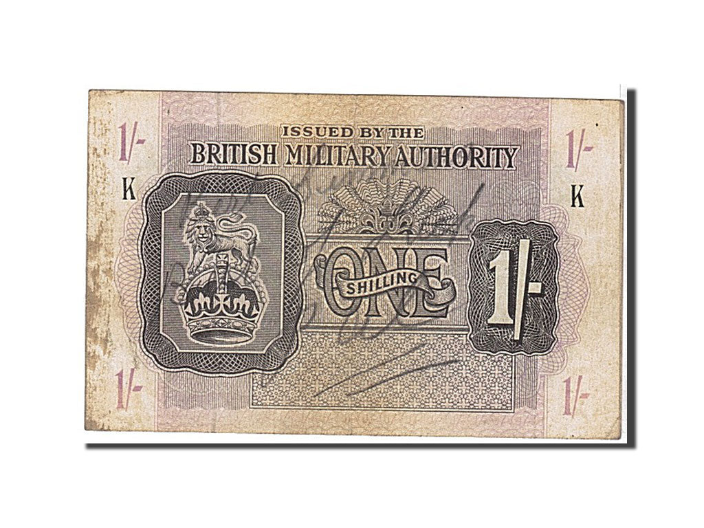 Great Britain, 1 Shilling, 1943, KM #M2, VF(20-25), K