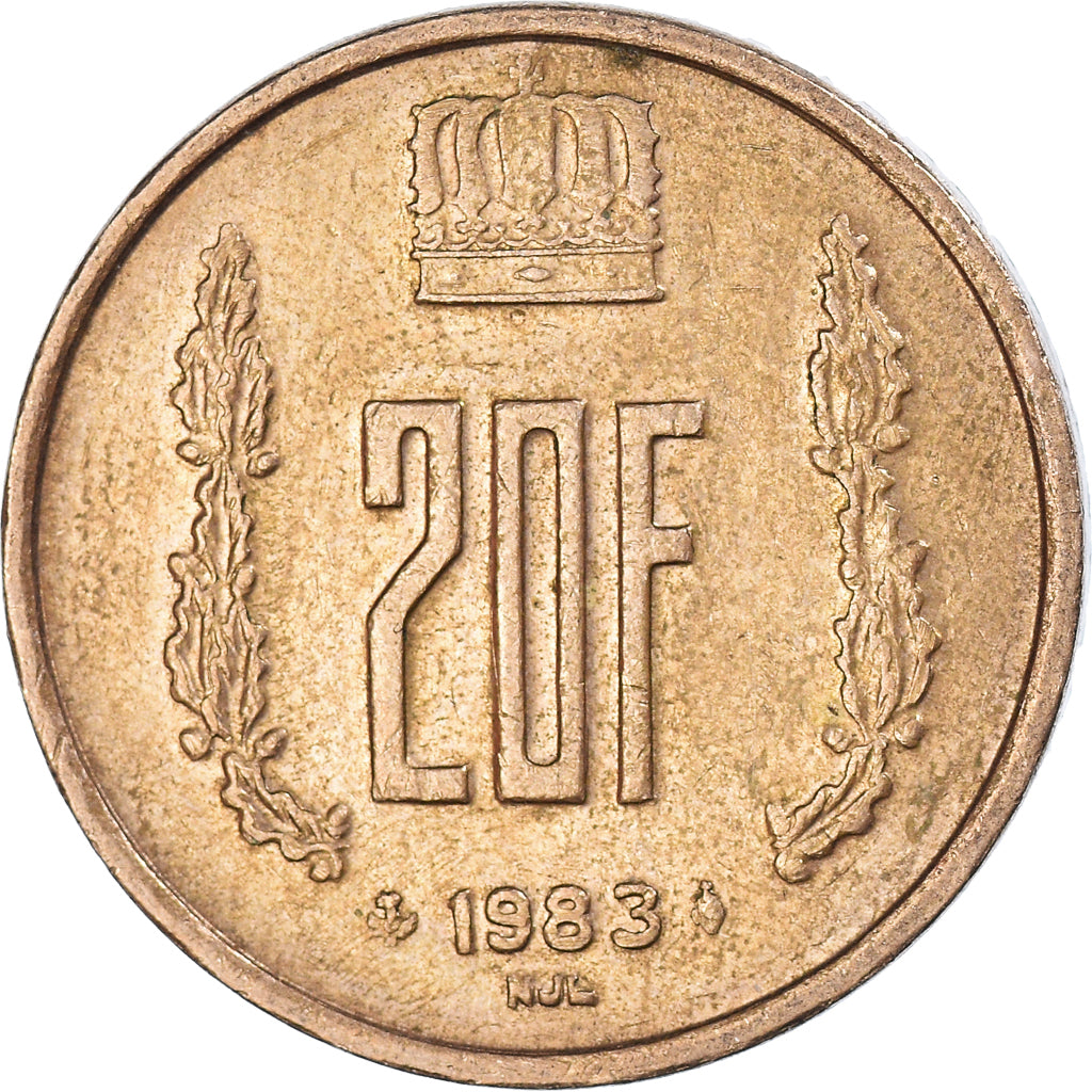 Coin, Luxembourg, 20 Francs, 1983