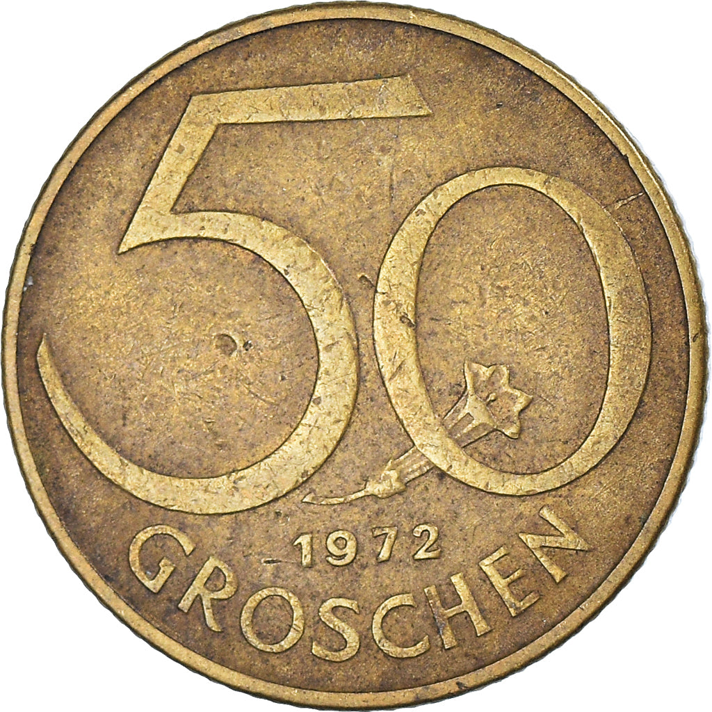 Coin, Austria, 50 Groschen, 1972