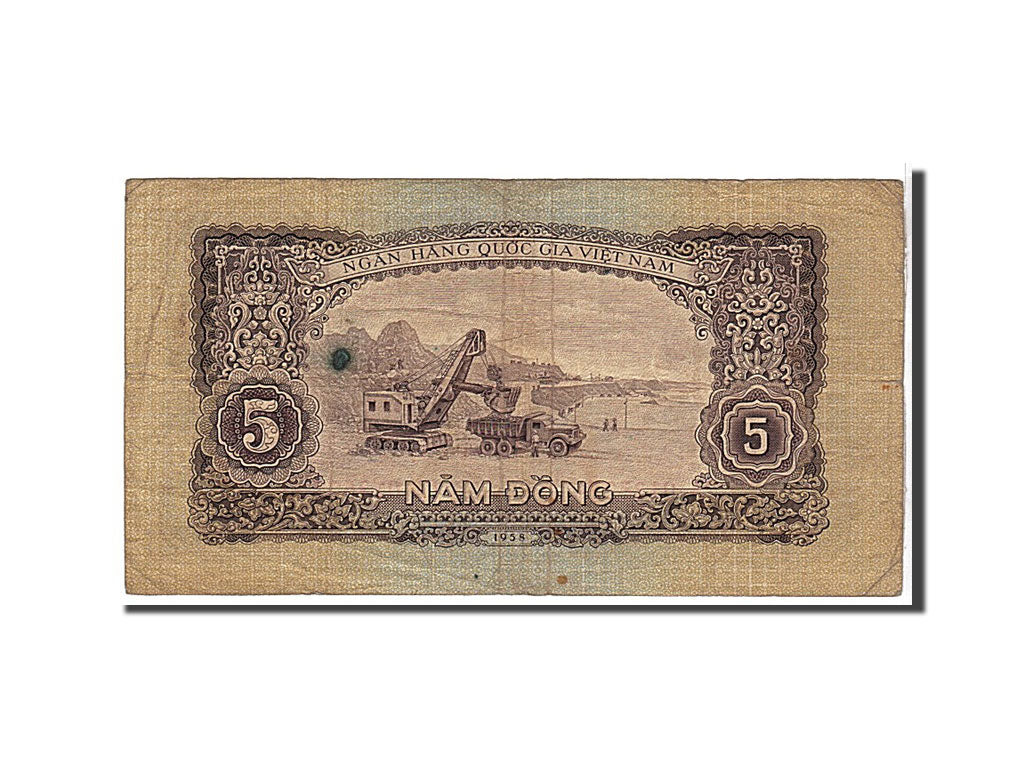 Viet Nam, 5 D<ox>ng, 1958, KM #73a, VF(20-25), IA013527