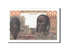 Billet, West African States, 100 Francs, 1965, KM:101Ae, NEUF