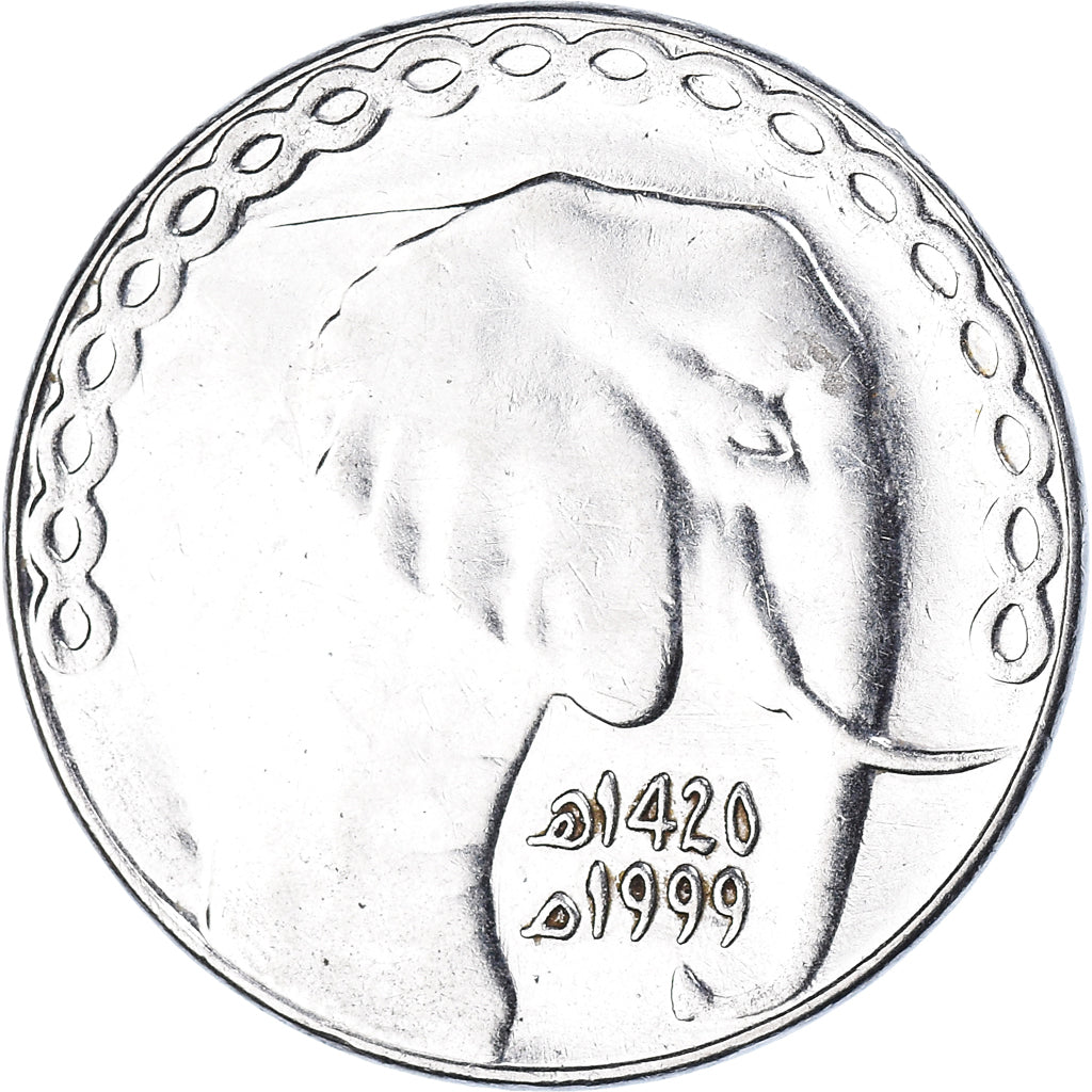 Moneda, Algeria, 5 Dinars, 1999