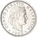 Moneda, Suiza, 20 Rappen, 1988