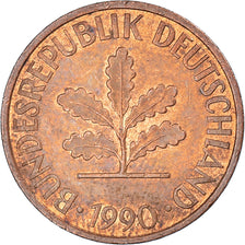 Coin, GERMANY - FEDERAL REPUBLIC, 2 Pfennig, 1990