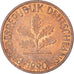 Coin, GERMANY - FEDERAL REPUBLIC, 2 Pfennig, 1990