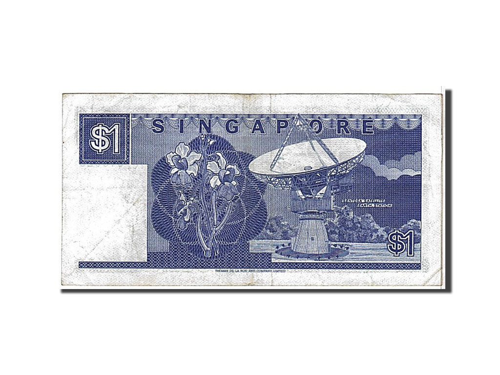 Billet, Singapour, 1 Dollar, 1987, KM:18a, TTB