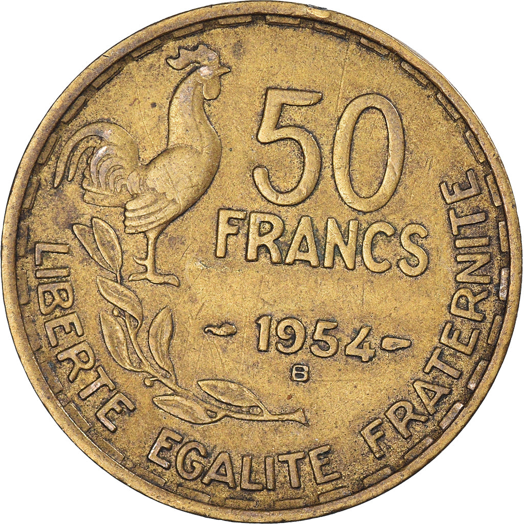 Coin, France, 50 Francs, 1954