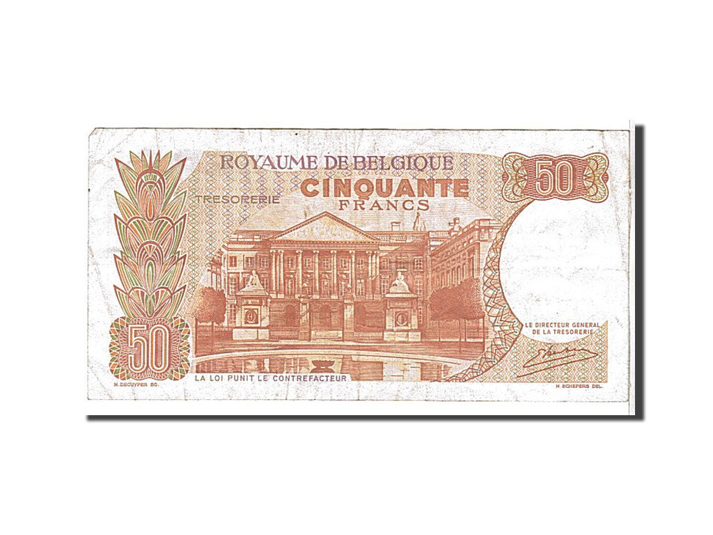 Belgium, 50 Francs, 1966, KM #139, VF(30-35), 332691099
