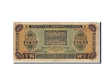 Croatia, 1000 Kuna, 1943, KM #12a, VF(20-25), D0733255