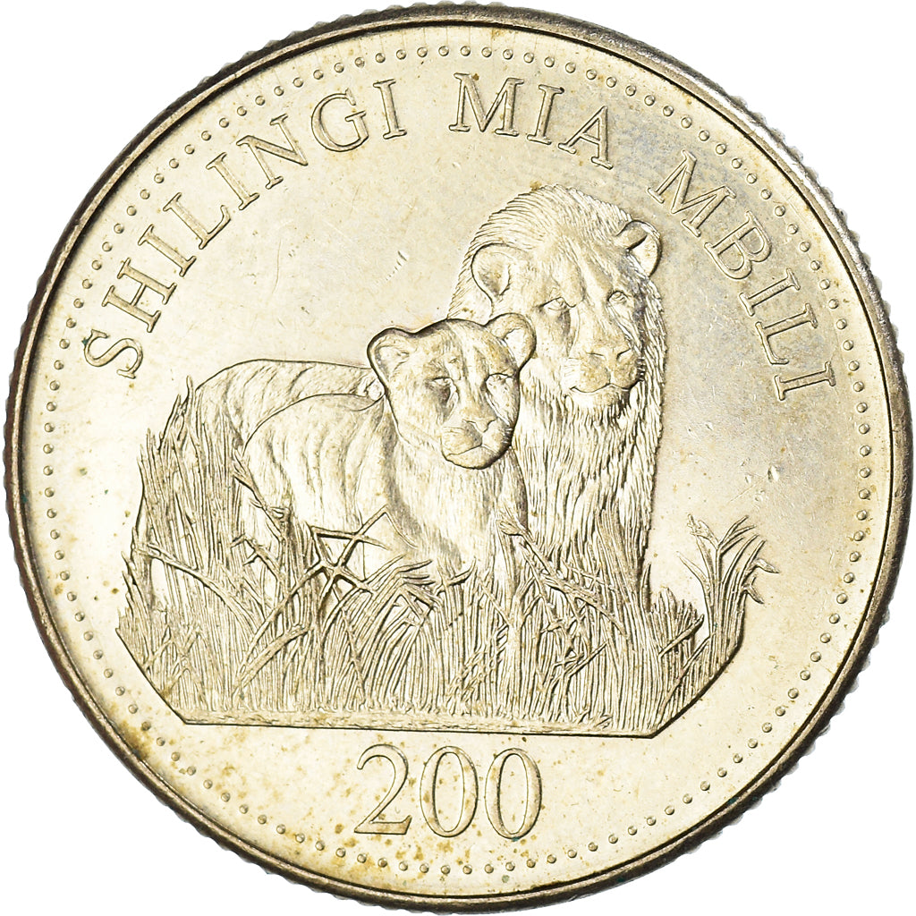Monnaie, Tanzanie, 200 Shilingi, 2008