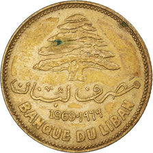Moneta, Libano, 25 Piastres, 1969