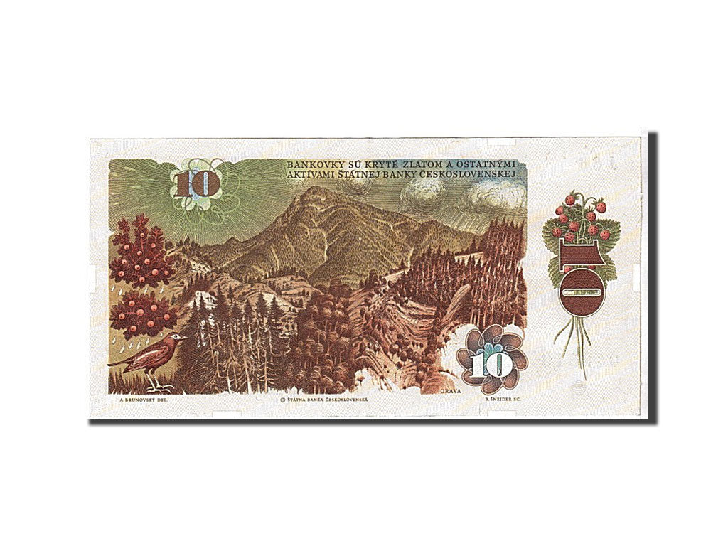 Czechoslovakia, 10 Korun, 1986, KM #94, UNC(60-62), J66042613