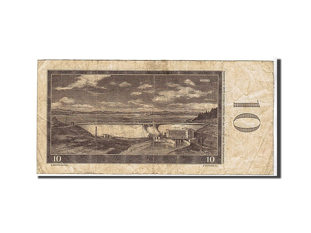 Banknote, Czechoslovakia, 10 Korun, 1960, KM:88b, VF(20-25)