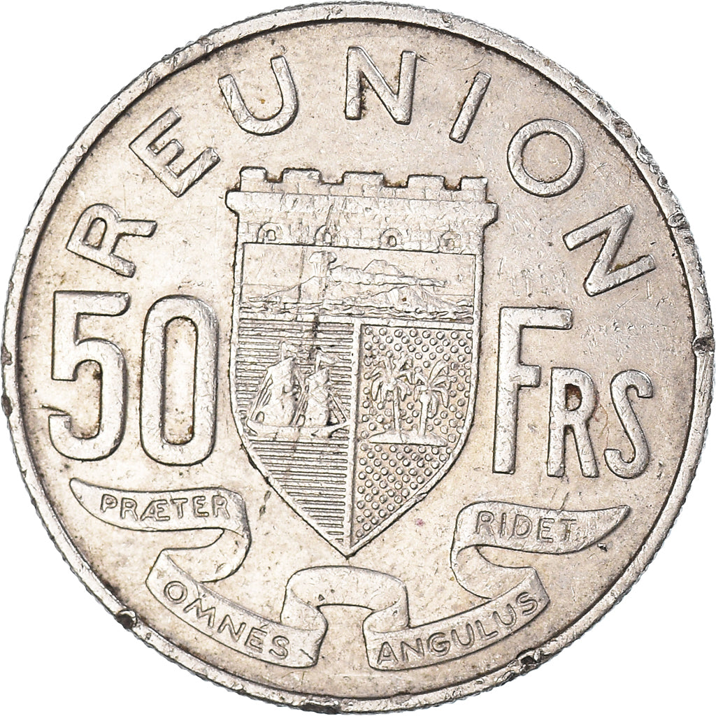 Moneda, La Reunión, 50 Francs, 1962