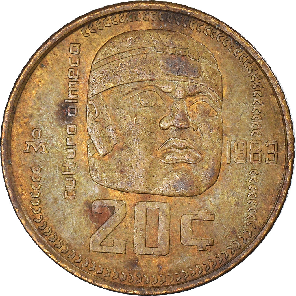 Moneta, Messico, 20 Centavos, 1983
