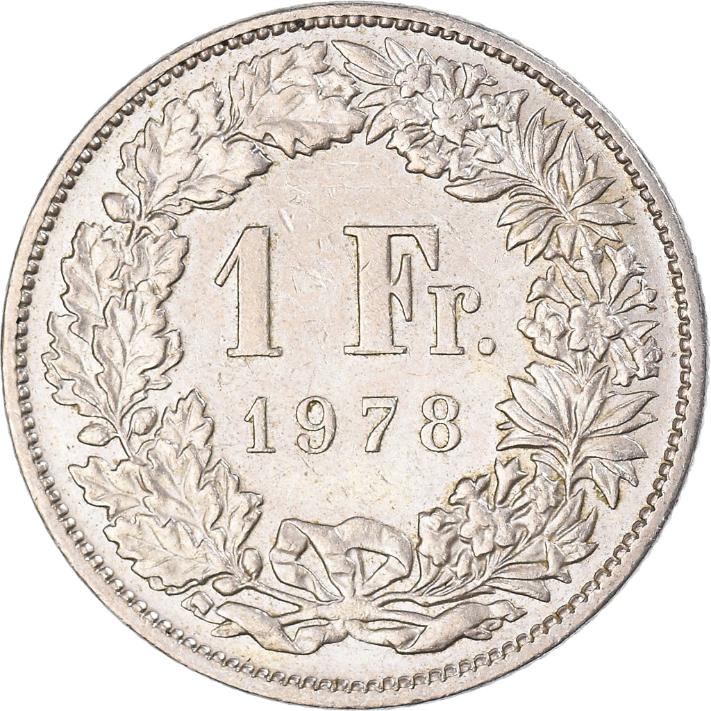 Moneda, Suiza, Franc, 1978