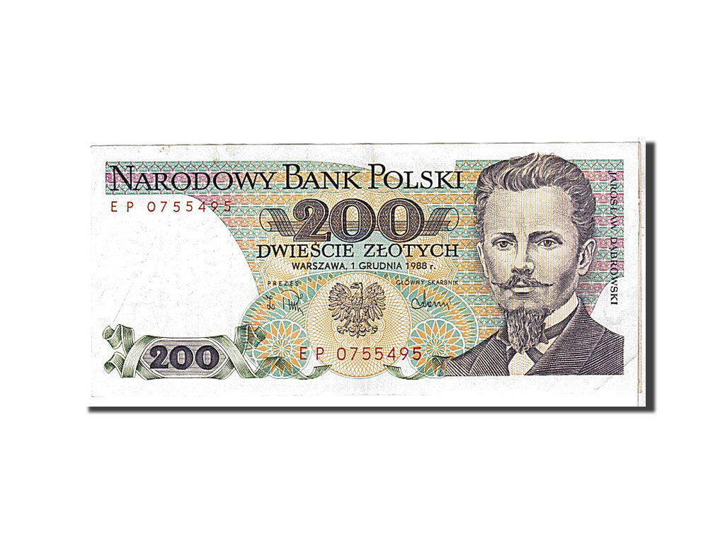 Banknote, Poland, 200 Zlotych, 1988, KM:144c, EF(40-45)