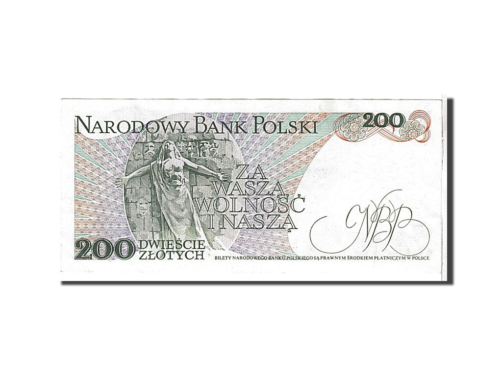 Banknote, Poland, 200 Zlotych, 1988, KM:144c, EF(40-45)