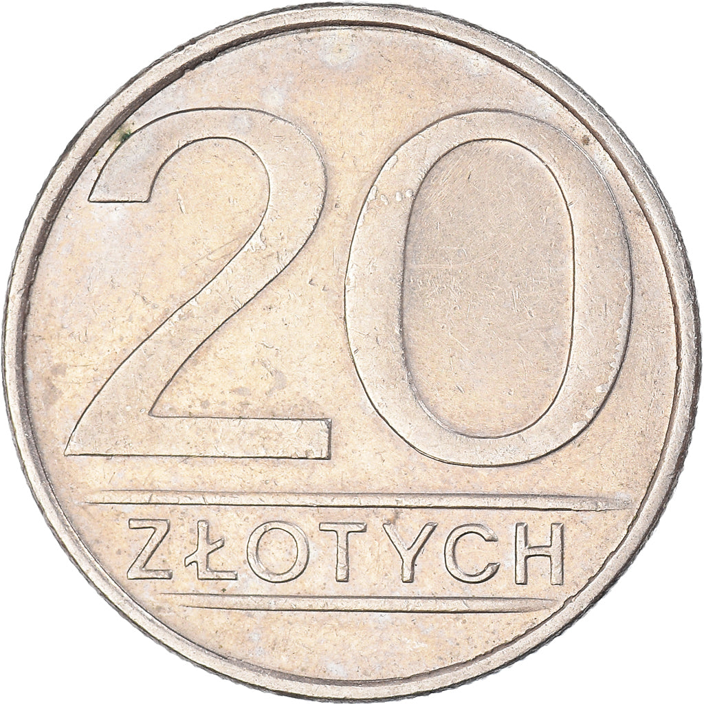 Monnaie, Pologne, 20 Zlotych, 1986