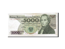 Poland, 5000 Zlotych, 1982, KM #150a, AU(50-53), CB5586531