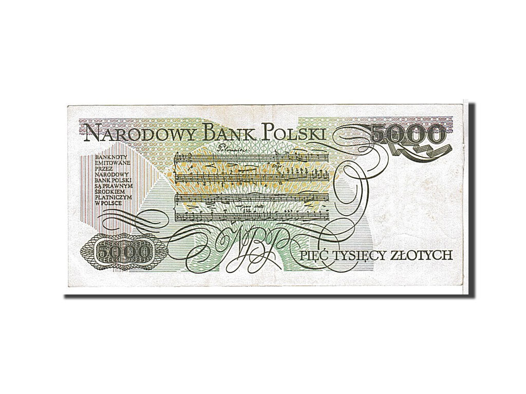 Poland, 5000 Zlotych, 1982, KM #150a, AU(50-53), CB5586531