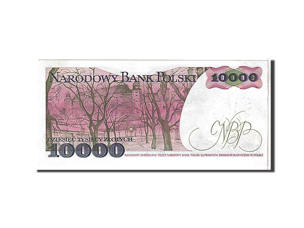 Polonia, 10,000 Zlotych, 1988, FDS