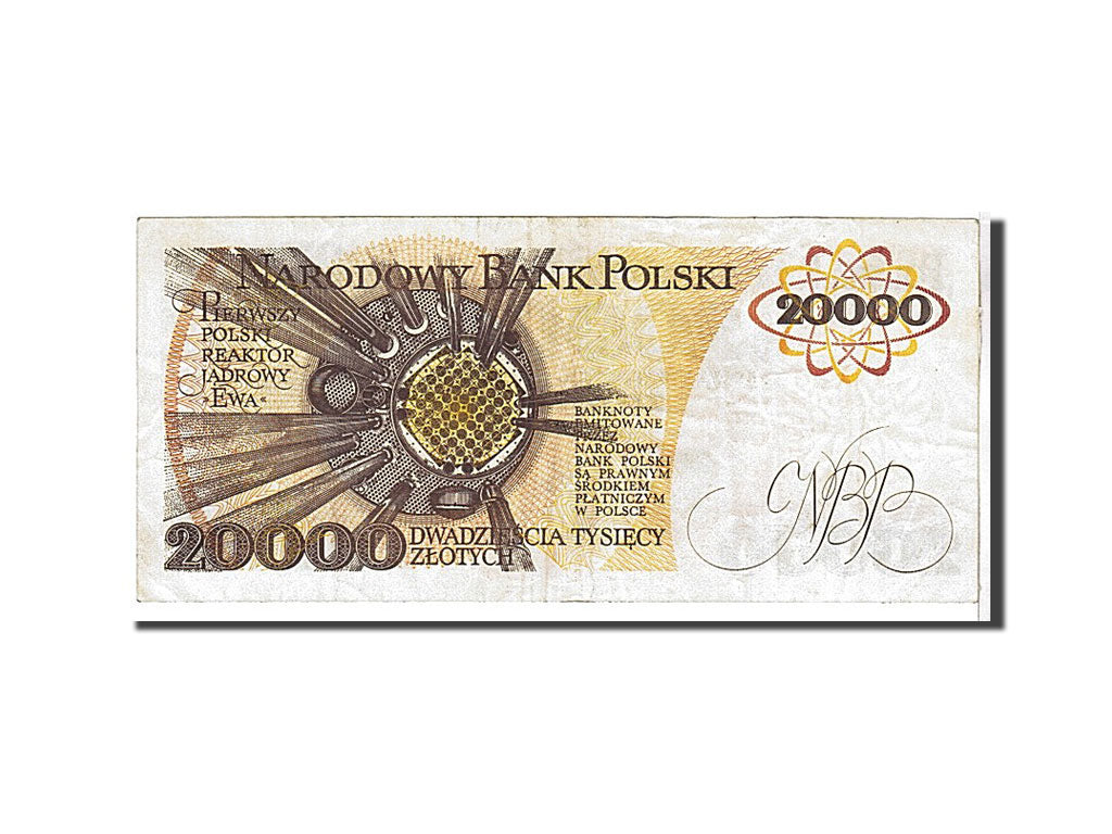Pologne, 20 000 Zlotych type 1989
