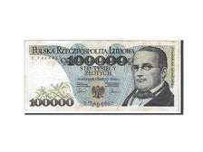 Poland, 100,000 Zlotych, 1990, KM #154a, EF(40-45), E7464467