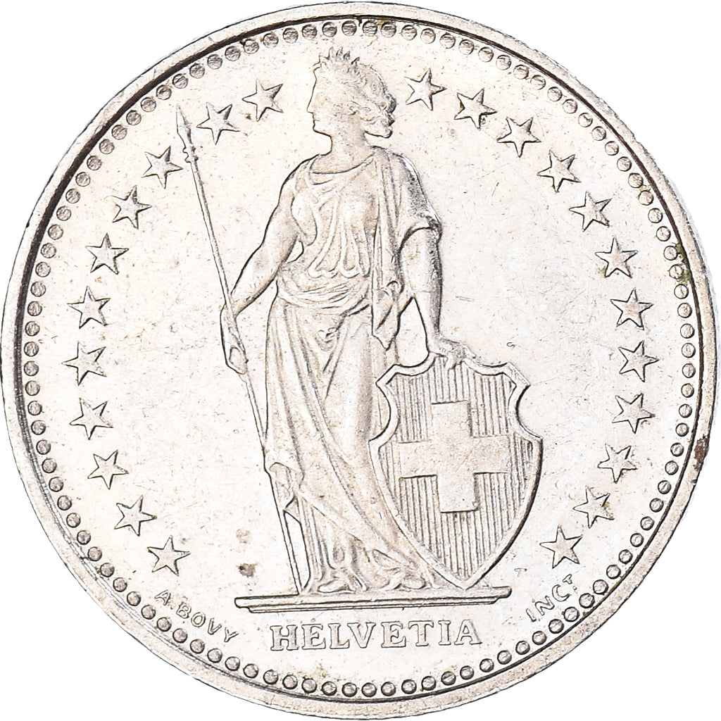 Moeda, Suíça, 1/2 Franc, 1990