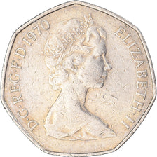 Coin, Great Britain, 50 New Pence, 1970