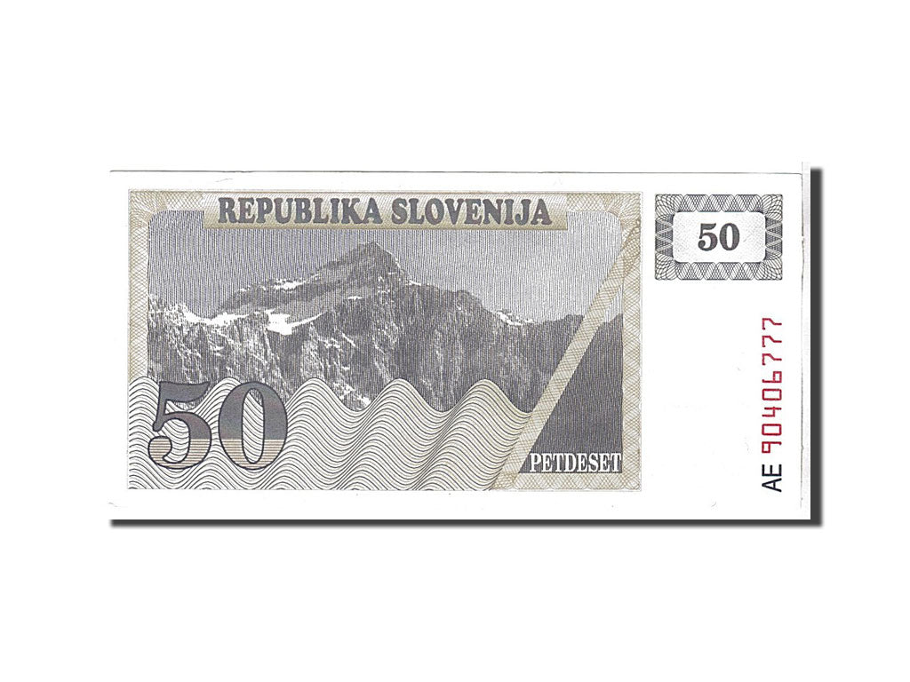 Slovenia, 50 (Tolarjev), 1990, KM #5a, AU(50-53), AE90406777